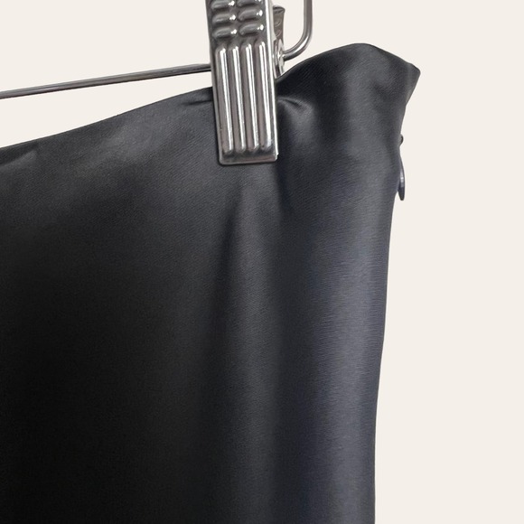 Club Monaco Trycia Black Bias Slip Midi Skirt Size 8 - Picture 6 of 9